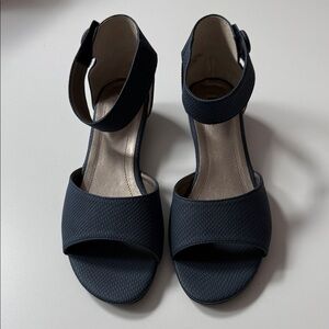 Elegant Navy Blue Women's Sandals